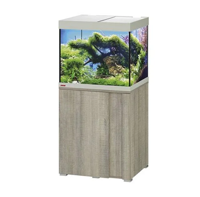 Акваріумний комплект EHEIM vivaline LED 150 2x12 Вт сірий дуб, з тумбою (60x50x50, 150л)