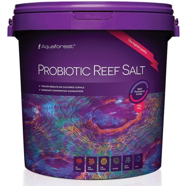 Сіль рифова з пробіотиками Aquaforest Probiotic Reef Salt, 22 кг