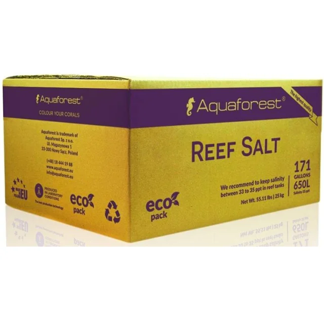 Соль рифовая Aquaforest Reef Salt, 25 кг