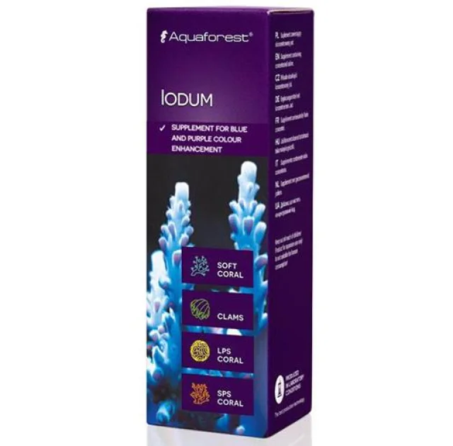 Йод (I) Aquaforest Iodum для морского аквариума, 10 мл
