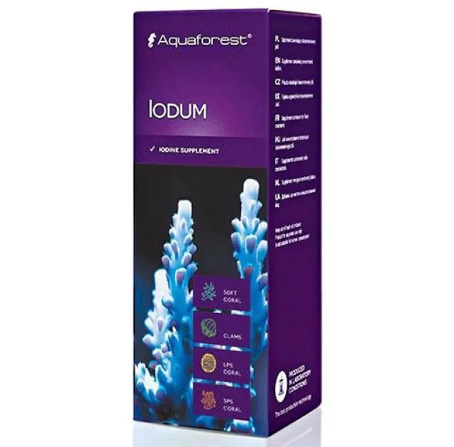 Йод (I) Aquaforest Iodum для морского аквариума, 50 мл