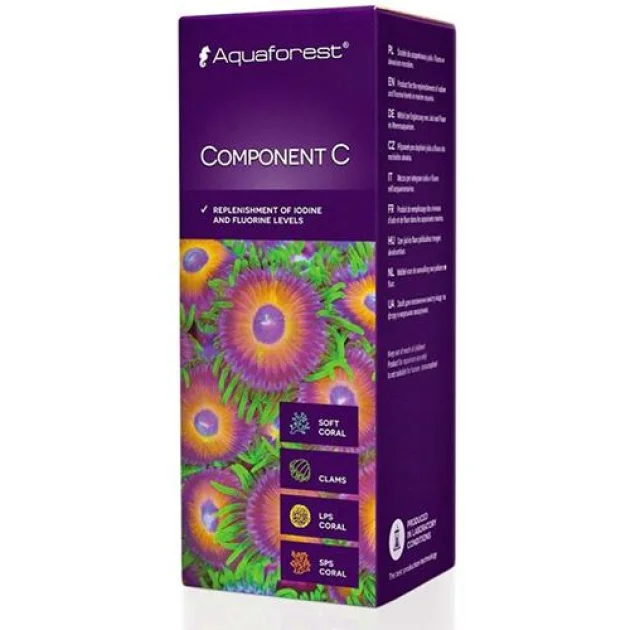 Йод і фтор Aquaforest Component C для морського акваріума, 200 мл