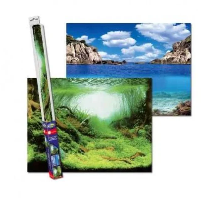 Аквариумный задний фон Aqua Nova Растения_Океан (100x50см)