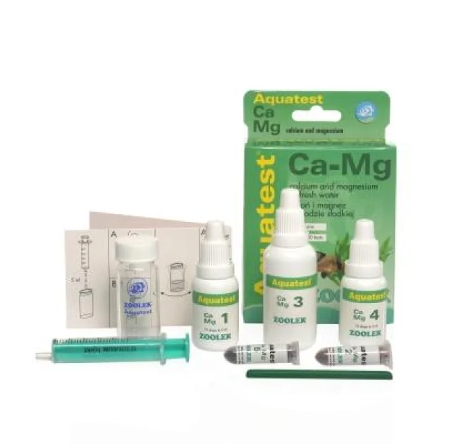 Тест на кальций и магний Zoolek Aquatest Ca-Mg, 0,148 кг, 9 x 3,5 x 13,5 см (комплект)
