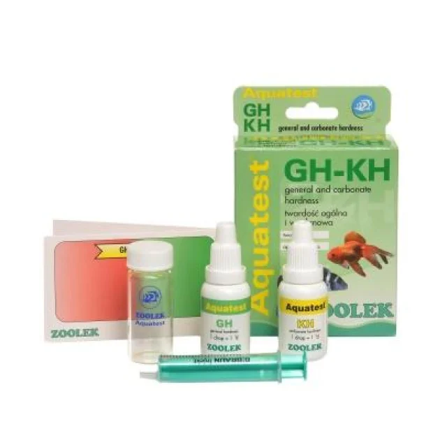 Тест жесткость воды Zoolek Aquatest GH-KH, 0,098 кг, 9 x 3,5 x 13,5 см (комплект)