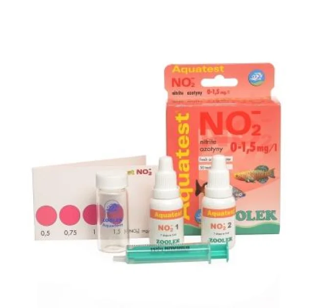 Тест на нитриты Zoolek Aquatest NO2, 0,096 кг, 9 x 3,5 x 13,5 см (комплект)