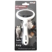 Пуходерка AnimAll Groom для животных, S, серая