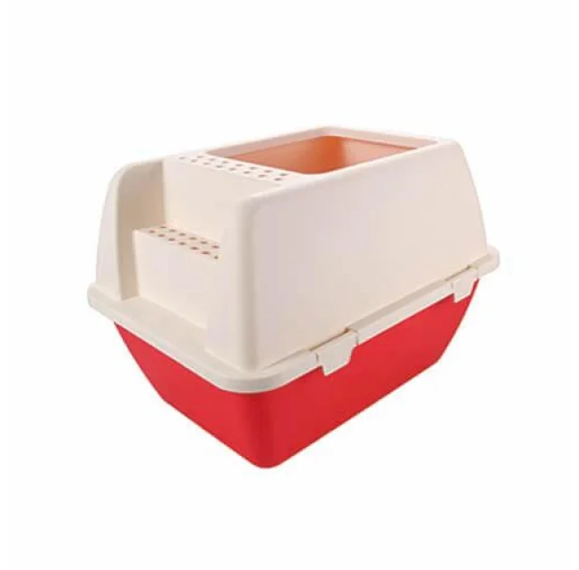 Туалет під наповнювач AnimAll для дорослих котів зі сходами, Р 1190