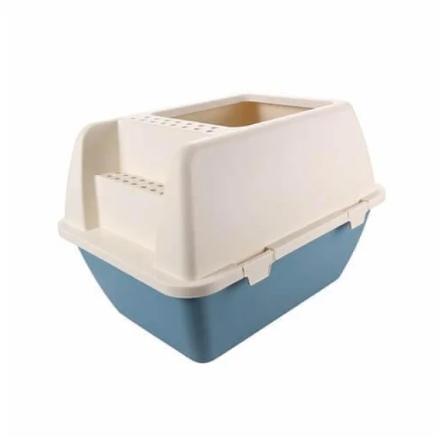 Туалет під наповнювач AnimAll для дорослих котів зі сходами, Р 1190