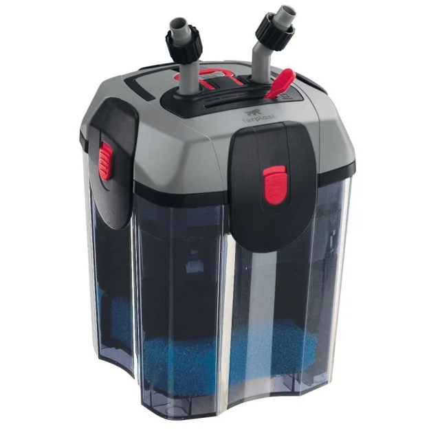Внешний фильтр Ferplast Bluextreme 700 в комплекте с фильтрующими материалами и насосом, 22x22x34 см