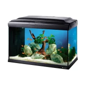 Акваріум Ferplast Cayman 60 Professional Black з лампою, внутрішнім фільтром і таймером, чорний, 60 л Акваріум Ferplast Cayman 60 Professional Black з лампою, внутрішнім фільтром і таймером, чорний, 60 л