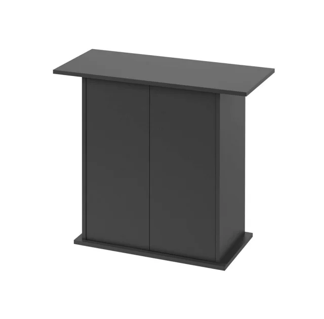 Тумба Ferplast Stand Dubai 80 Black для скляного акваріума Dubai 80, чорна, 81x36x73 см