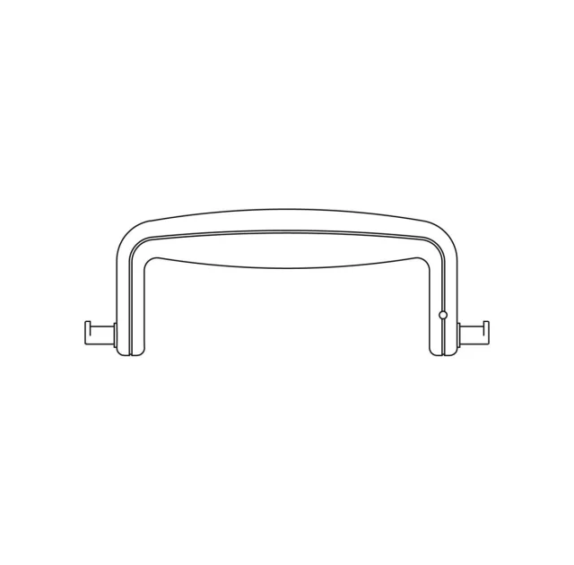 Ferplast Запасна пластикова ручка L380 Handle Bordo для перенесення Atlas Deluxe