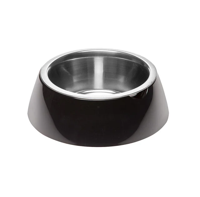 Ferplast Jolie Small Black Bowl металева миска для собак і кішок, 17,1 см