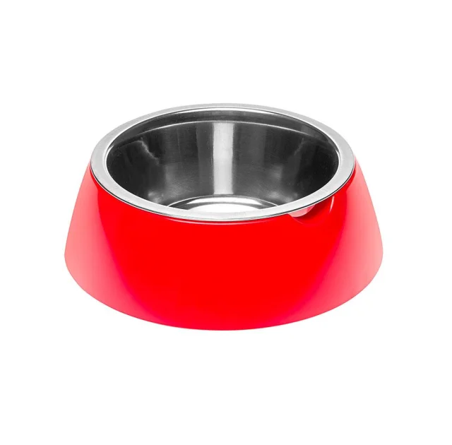 Ferplast Jolie Small Red Bowl металева миска для собак і кішок, 17,1 см