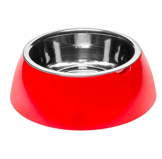 Ferplast Jolie Large Red Bowl металева миска для собак і кішок, 23,3 см
