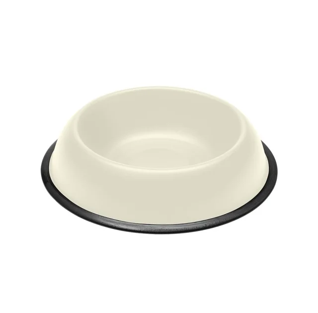 Ferplast Mira KC 70 Bowl White металева пофарбована миска для собак і кішок, біла, 15,5 см