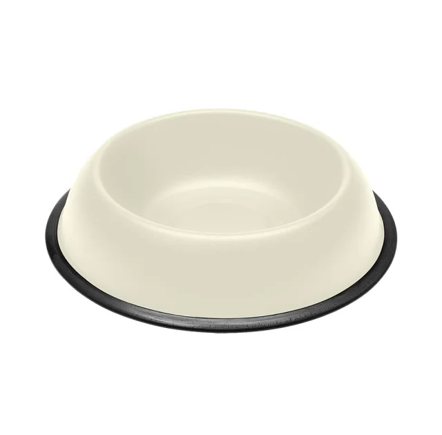 Ferplast Mira KC 72 Bowl White металева пофарбована миска для собак і кішок, біла, 21 см