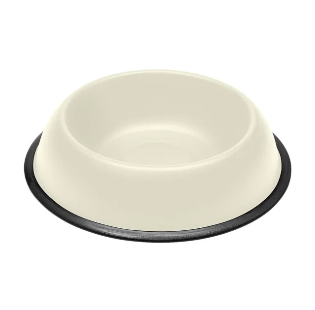 Ferplast Mira KC 76 Bowl White металева пофарбована миска для собак і кішок, біла, 25,5 см