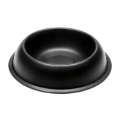 Ferplast Mira KC 76 Bowl Black металева пофарбована миска для собак і кішок, чорна, 25,5 см