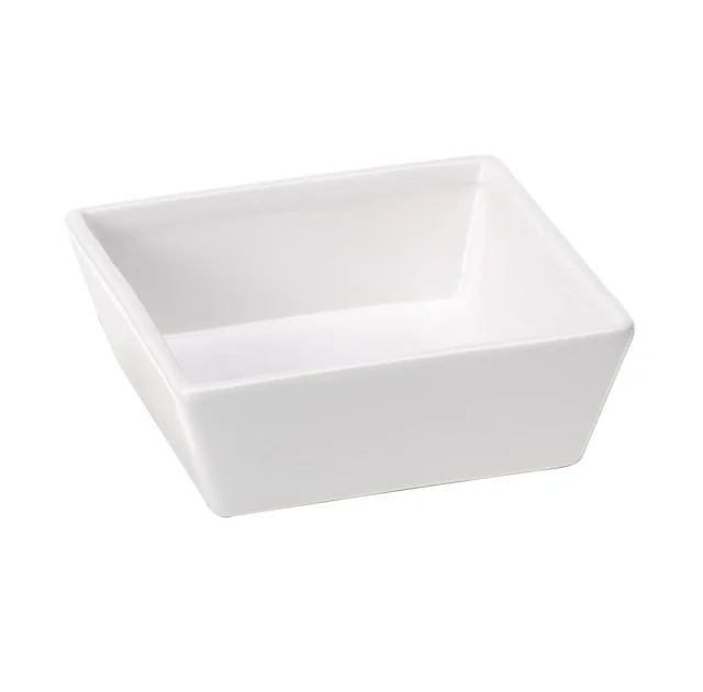 Ferplast Altair 14 White керамічна миска для кішок і собак біла, 14x14x5 см