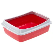 Открытый туалет Ferplast Litter Tray NIP PLUS 10 для кошек с фиксатором гигиенического мешка, 47x36x15,5 см