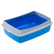 Открытый туалет Ferplast Litter Tray NIP PLUS 20 для кошек с фиксатором гигиенического мешка, 55x40x17,5 см