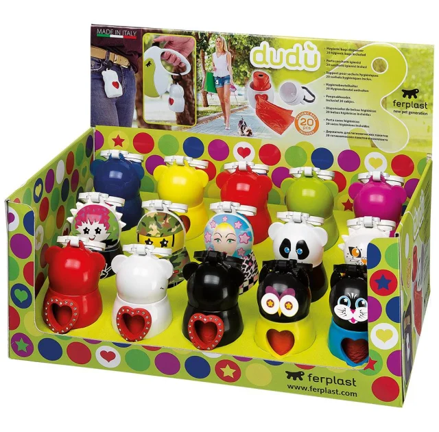 Контейнер для гігієнічних пакетів Ferplast Desk Display Dudu ', пластик, 15 шт