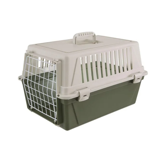 Переноска Ferplast Carrier Atlas 10 EL для кошек и собак, бежево-коричневая, 48.5×32.5×29 см