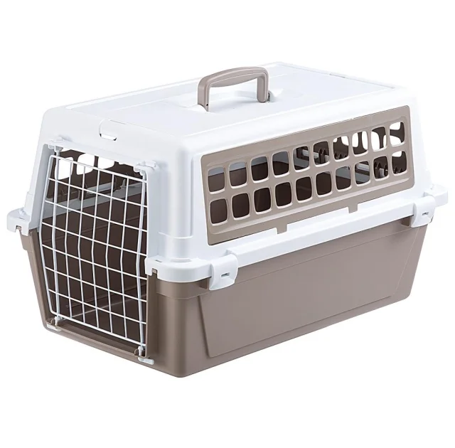 Переноска Ferplast Carrier Atlas 20 Trendy V.1 для кошек и собак, шоколад, 37×58.5×32 см