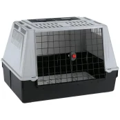 Автомобільна переноска Ferplast Atlas Car 100 для собак, сіро-чорна, 100×60×66 см