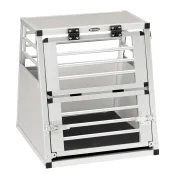 Автомобільна переноска Ferplast Atlas Car Aluminium для собак, біла, 50×55×55 см