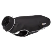 Пальто Ferplast Techno 40 со вшитой шлейкой, для собак, черная, 40 см