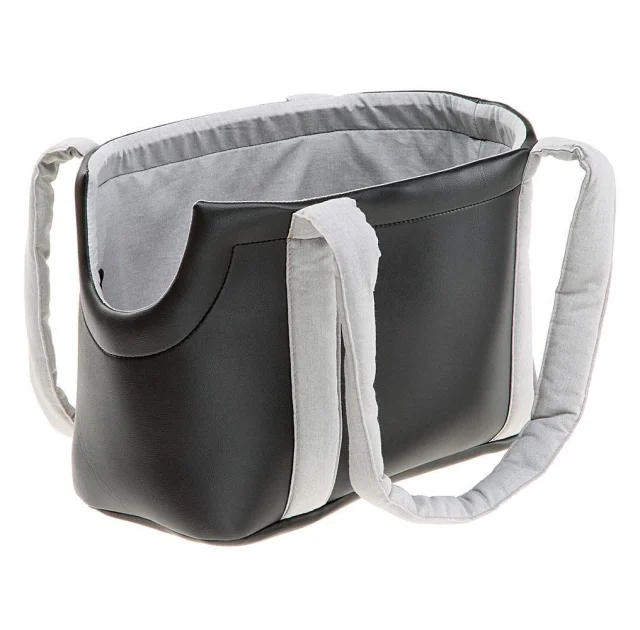 Сумка-переноска Ferplast Tresor Black для собак малых пород, чёрная, 42×20×26 см