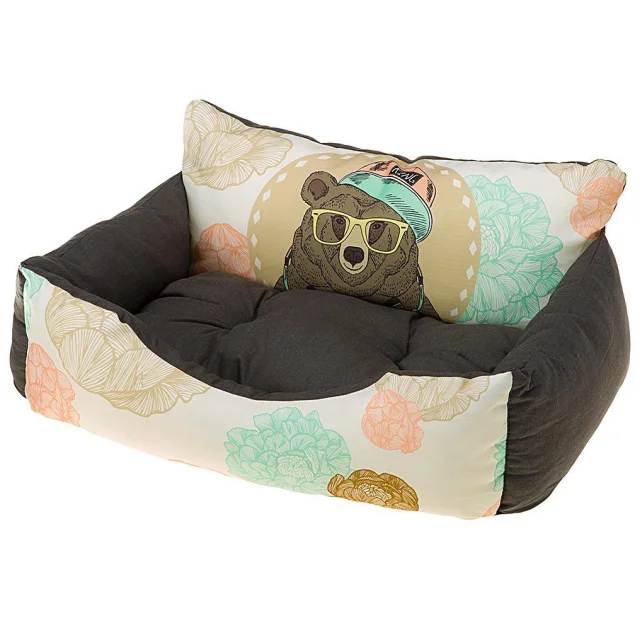 Лежанка из синтетической ткани Ferplast Royal 80 Bedding Ursus для кошек и собак, 78×56×28 см