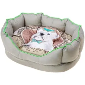Лежанка из синтетической ткани Ferplast Fiore 60 Bedding Sir Dog, 56×42×20 см