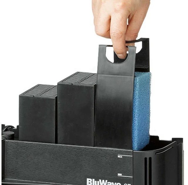 Триступеневий внутрішній фільтр Ferplast Bliwave 05 з фільтруючими матеріалами і насосом, 27,5x7,5x32 см