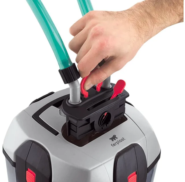 Внешний фильтр Ferplast Bluextreme 700 в комплекте с фильтрующими материалами и насосом, 22x22x34 см