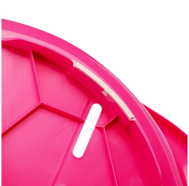 Пластиковый лежак Ferplast Siesta Deluxe 2 Pink с антискользящим покрытием, 49×36×17.5 см