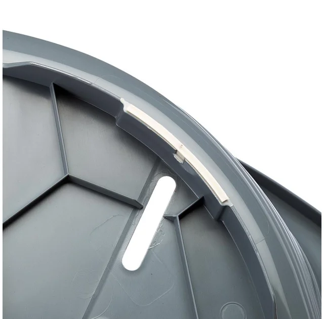 Пластиковый лежак Ferplast Siesta Deluxe 2 Grey с антискользящим покрытием, 49×36×17.5 см