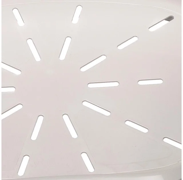 Пластиковый лежак Ferplast Siesta Deluxe 4 White с антискользящим покрытием, 61.5×45×21.5 см