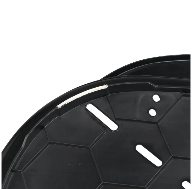 Пластиковый лежак Ferplast Siesta Deluxe 6 Black с антискользящим покрытием, 70.5×52×23.5 см
