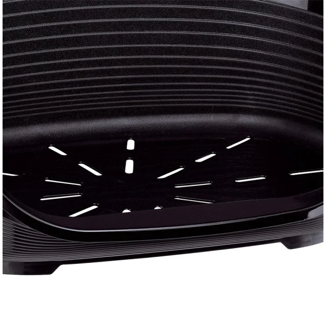 Пластиковый лежак Ferplast Siesta Deluxe 8 Black с антискользящим покрытием, 82.5×59.5×25 см