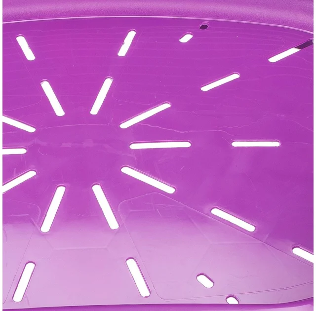 Пластиковый лежак Ferplast Siesta Deluxe 8 Violet с антискользящим покрытием, 82.5×59.5×25 см