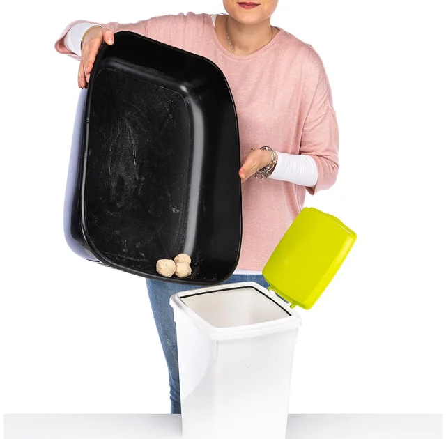 Закритий туалет Ferplast Toilet Home Magix для кішок з системою просіювання, 45,5x55,5x41 см