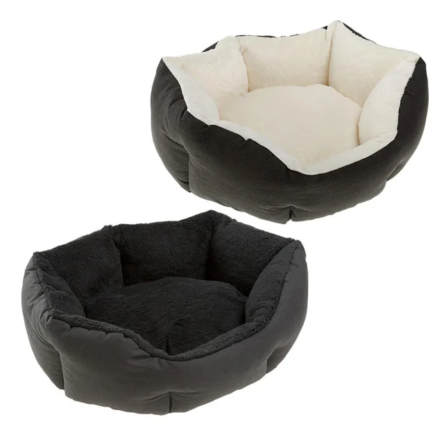 Мягкий лежак Ferplast Domino Deluxe 50 для кошек и собак, 55×45×26 см