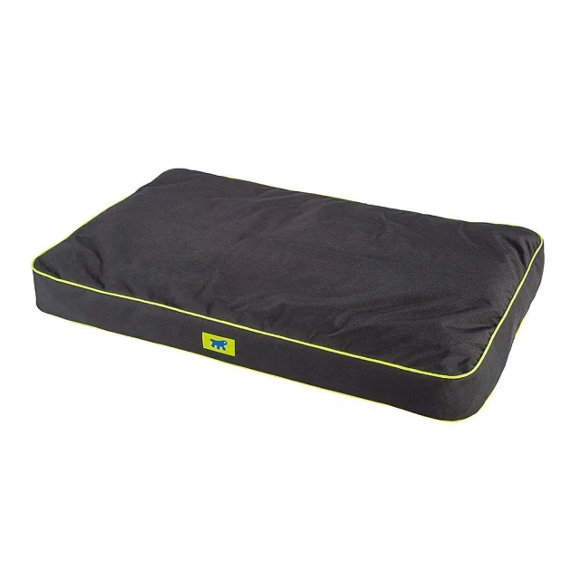 Подушка з міцного матеріалу Ferplast Polo 110 Cushion Black для собак, чорна, 110×70×8 см