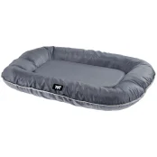 Подушка с бортиками Ferplast Oscar 120 Cushion Grey для собак, прочная ткань, серая, 120×80×13,5 см