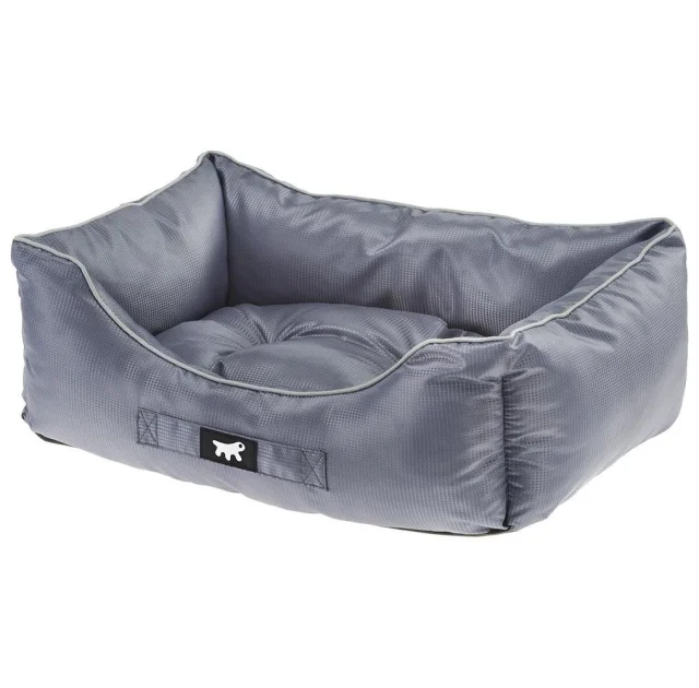 М'який диван Ferplast Jazzy 60 Bedding Grey для собак, сірий, 66×50×20 см