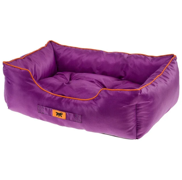 Мягкий диван Ferplast Jazzy 80 Bedding Purple для собак, фиолетовый, 78×56×22 см